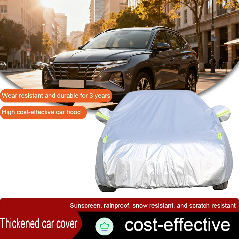For modern Tucson L fit protective full set of car covers, snow covers, sun shading, waterproof, dustproof, thickened car cover