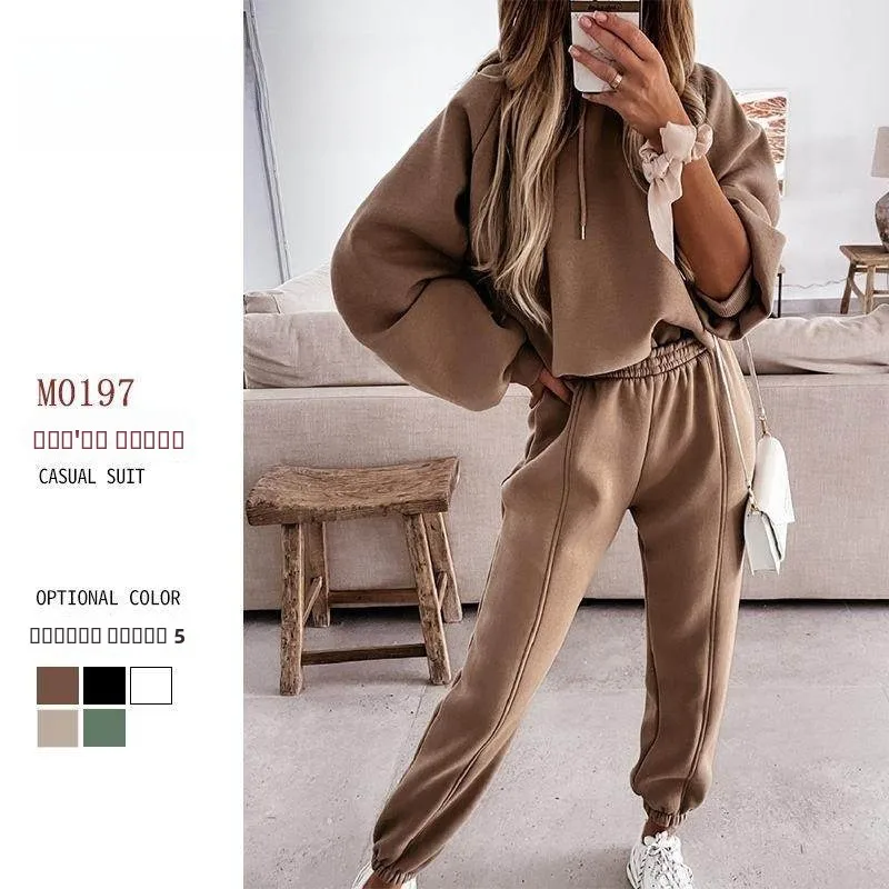 

Женский повседневный комплект спортивной одежды 2025eBay Independent Station, новый осенний костюм-двойка, женские брюки для отдыха, коврик из ПВХ для среднего возраста...