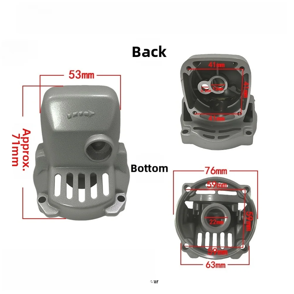 

Корпус головки угловой шлифовальной машины для бесщеточного инструмента YJ100 Включает подшипниковое седло, плавное управление для приложений шлифовальной мастерской