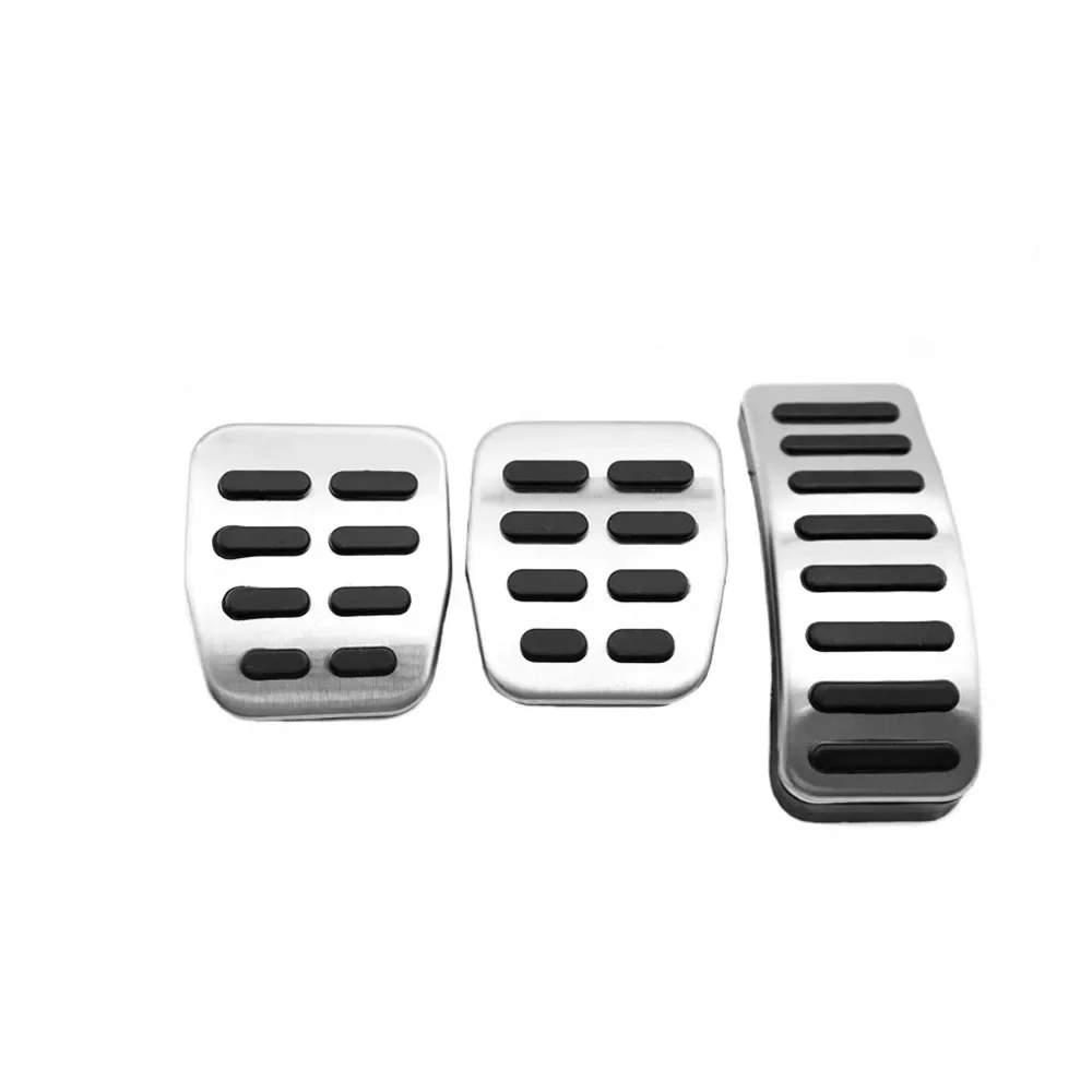 For Volkswagen VW New Beetle Bjalla 1998~2011 Car Foot Pedals Stainless Steel Pads Fuel Brake Non-slip No Drilling Alloy Covers