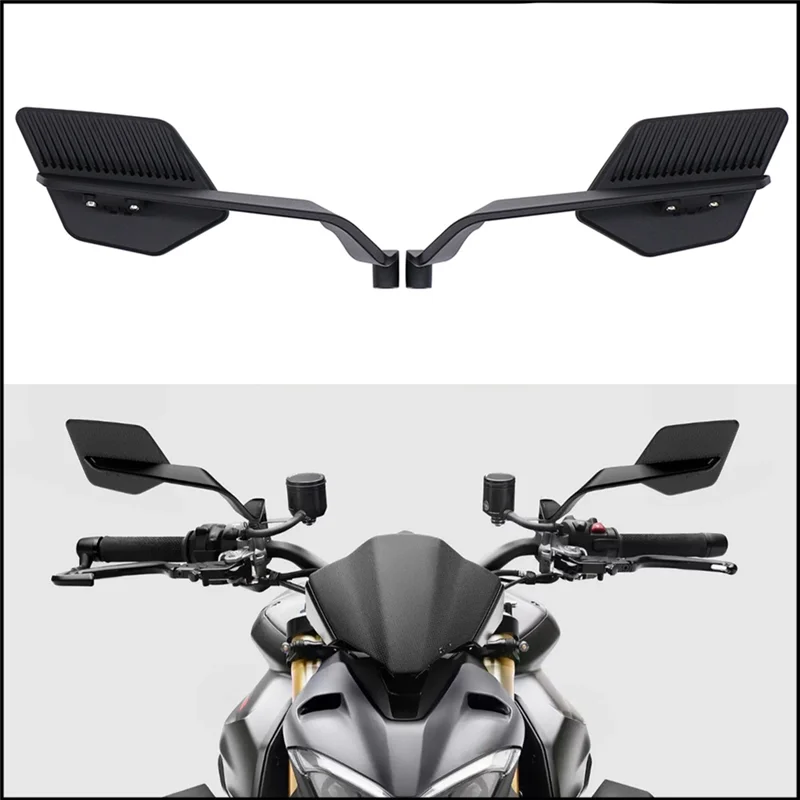 

Universall Motorcycle Mirrors Stealth Mirror Kits Adjustable Mirrors For YAMAHA MT 07 MT 09 MT09 SP MT 10 MT10 SP Motorcycle Par