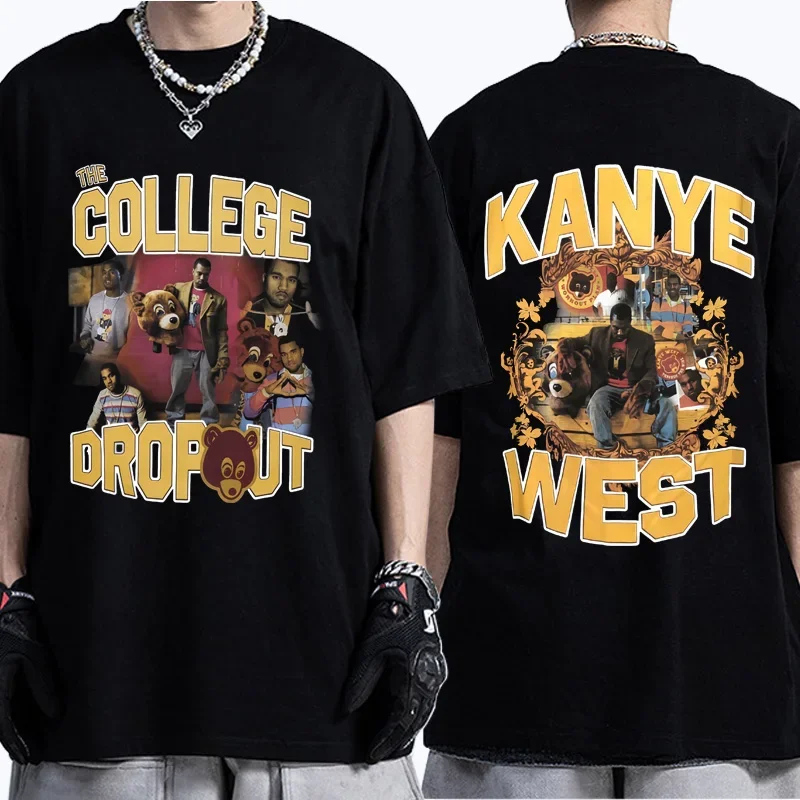 

Kanye West Fashion T - shirt Men Women Summer Cool Clothing vintage streetwear Cotton Oversized Short Sleeve Unisex Tee shirt
