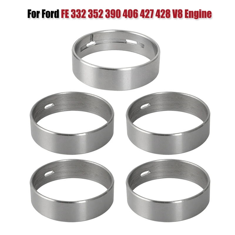 Camshaft Cam Bearings Set For Ford FE 332 352 390 406 427 428 V8 Engine 1958-1971 Engine Crankshaft Main Connecting Rod Bearing