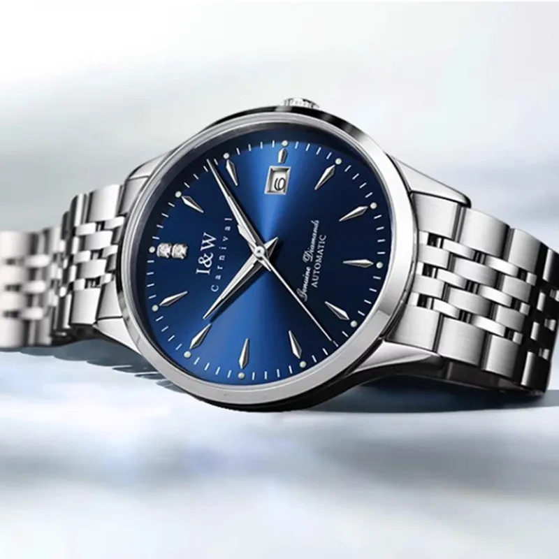 Reloj CARNIVAL Mens Dress Mechanical Watch Brand Luxury MIYOTA 8215 Automatic Movement Wristwatches for Men Waterproof Montre