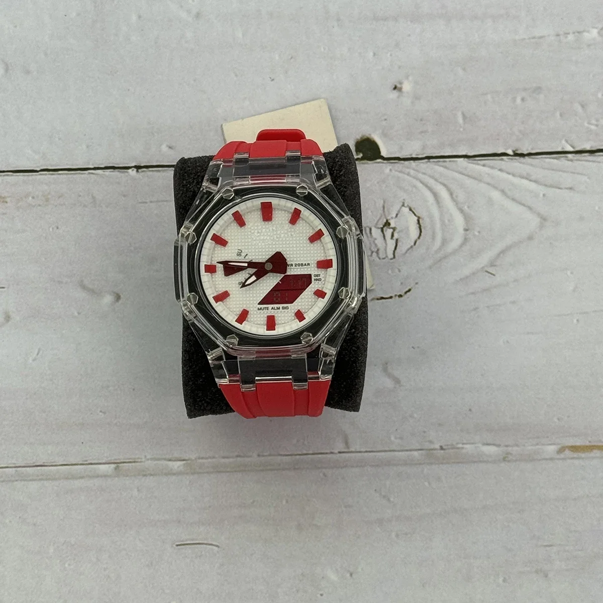 GA-2100AP DIY New Men\'s Watch Series LED Display Dual Resin Strap Luxury G User Sport Multi Shock function Watch