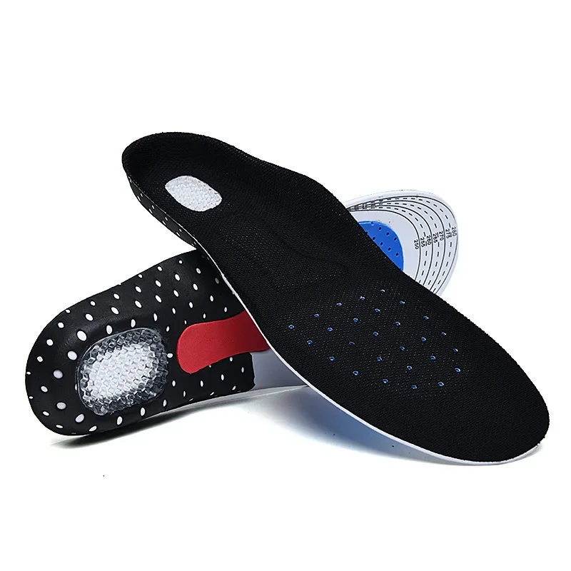 Silicone Sport Insoles Orthotic Arch Support Sport Shoe Pad Running Gel Insoles Men Women Orthotic Breathable Running Cushion