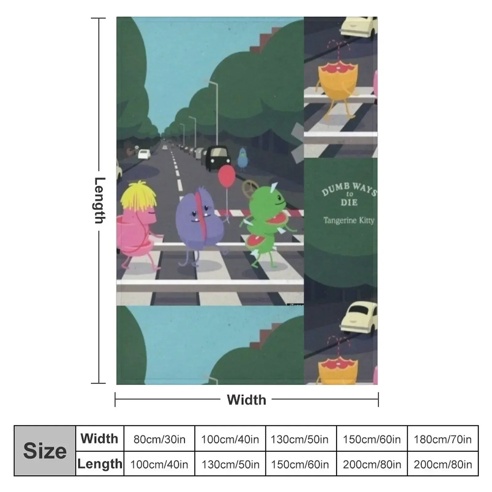 Dumb Ways To Die Throw Blanket Bed linens Summer Beddings Travel warm winter Stuffeds Thin Blankets