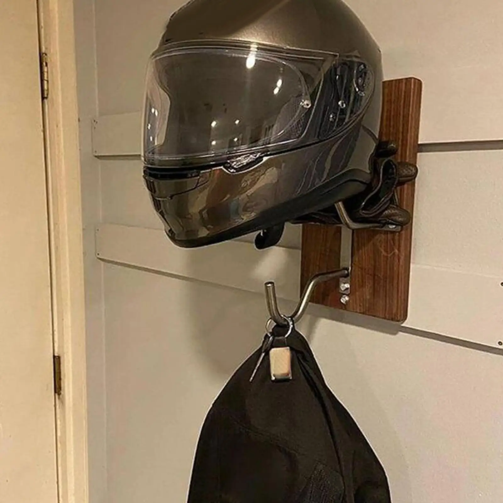 Universal Helmet Holder Wall Mount Motorcycle Accessories for Wigs Jacket