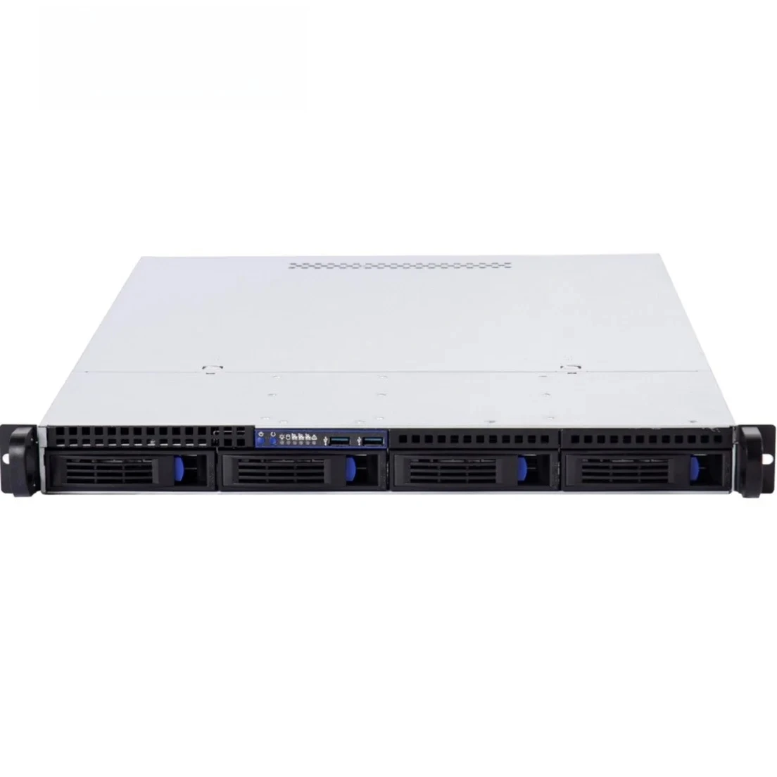 1U 4bays Manufacturers Server Rackmount Server Chassis hot-swap Sgcc Steel 1.2mm SAS/SATA backplane with optional interface