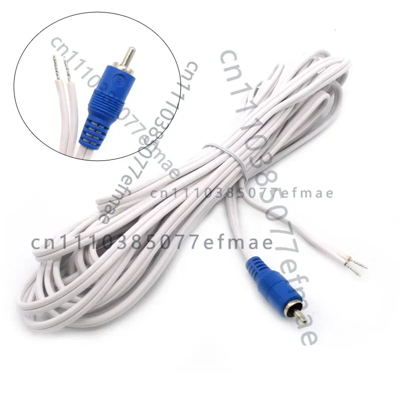 Used 1pcs 6M Deep Blue for Bose RCA - Bare Speaker Cable Wire For Lifestyle 30 I II Lifestyle 50