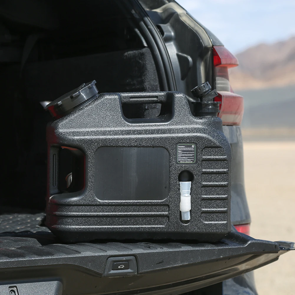 

13-литровая походная емкость для воды со съемным краном, портативный резервуар для хранения воды для экстренных случаев, для активного отдыха, походов, кемпинга и домашнего использования