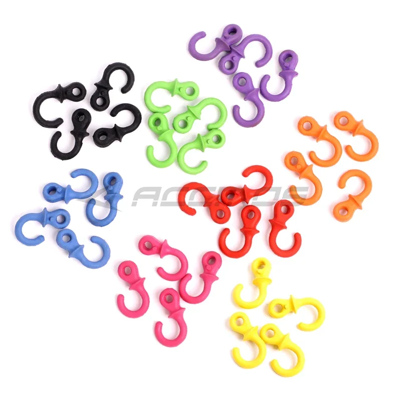 8pcs Bow Stabilizer Archery String Accessories Compound Bowstring Damper Silencer Shooting tool