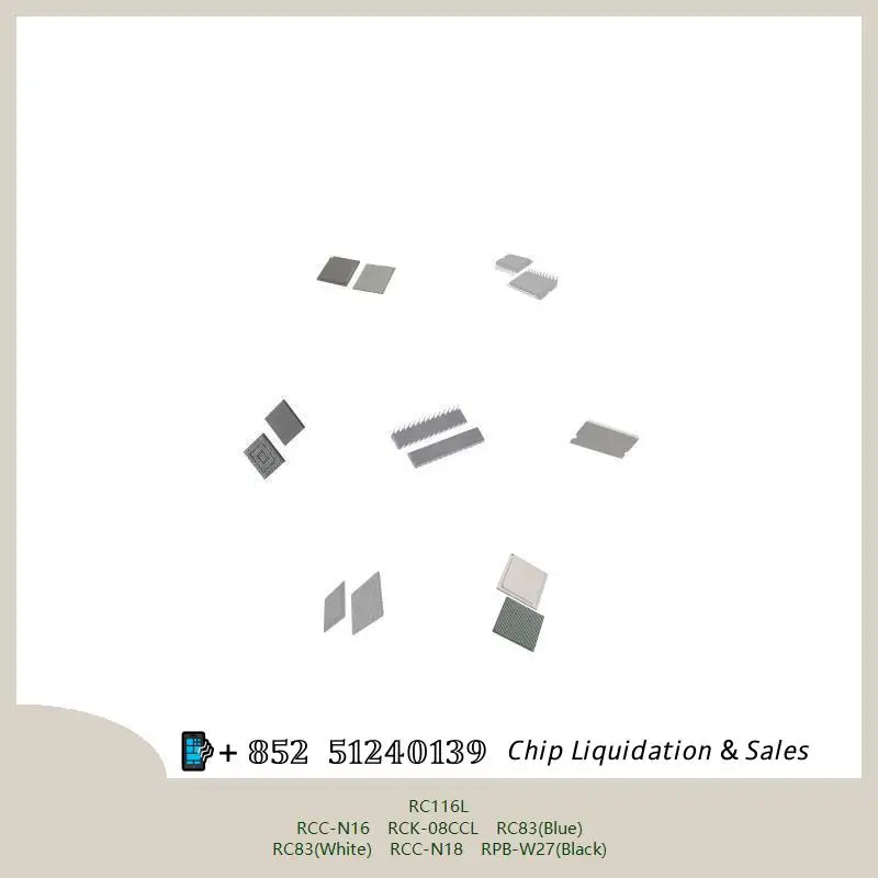 Integrated circuit chip RC116L RCC-N16 RCK-08CCL RC83(Blue) RC83(White) RCC-N18 RPB-W27(Black)