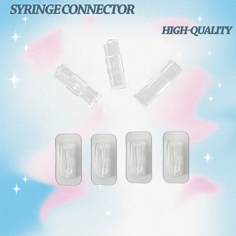 

Luer Lock Syringe Connector Transparent Pneumatic Parts Female to Female Coupler Sterile Thread Conversion Straight Through