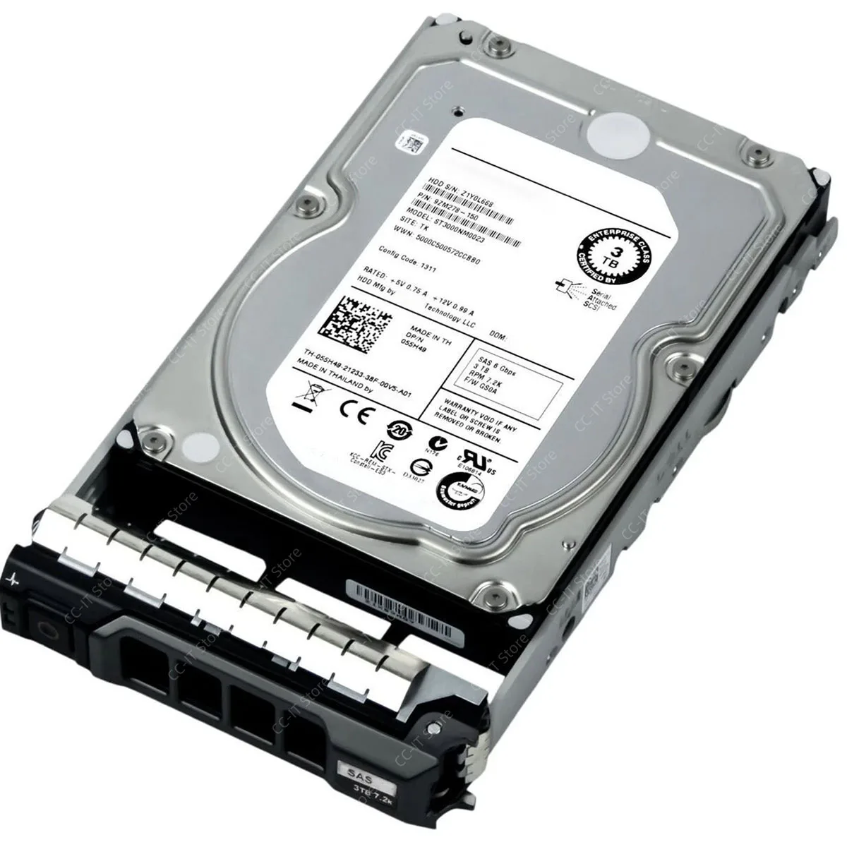 3TB 3TB SAS 6Gbps 3.5'' Enterprise Hard Drive 055H49 ST3000NM0023 Server SAS HDD Internal Storage Disk - Aliexpress Deal