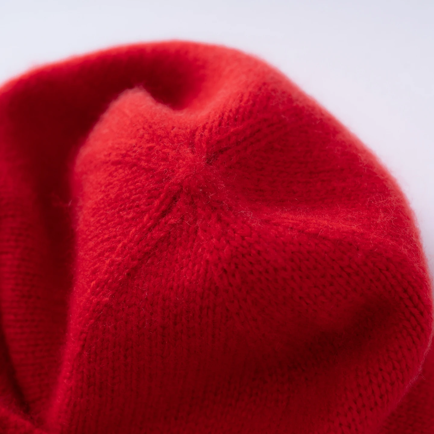 High Quality Cashmere Cap for Kids Outdoor Soft Warm Caps Winter Hat Solid Seamless Ribbed Cuffed Knitted Beanies for Boys Girls