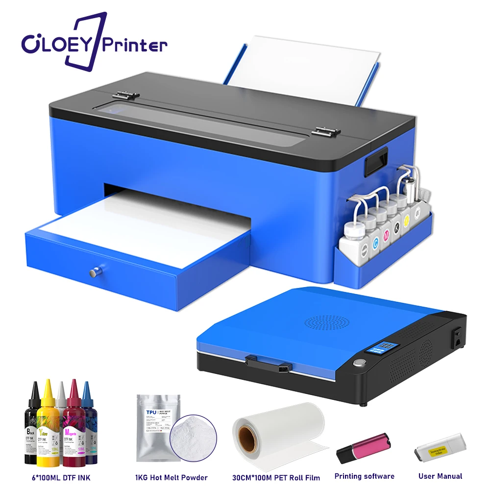 A3 DTF Printer L1800 impresora a3 DTF transfer Film Printer dtf T-shirt Printing Machine DTF Printers For T-Shirt Hoodies Bags