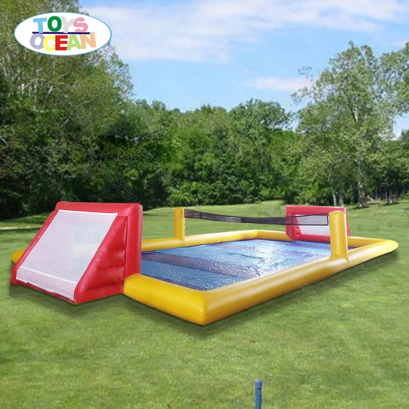 New Style Inflatable Football Field Stadium  Inflatable Soap Football Field Football & Soccer Inflatable Game