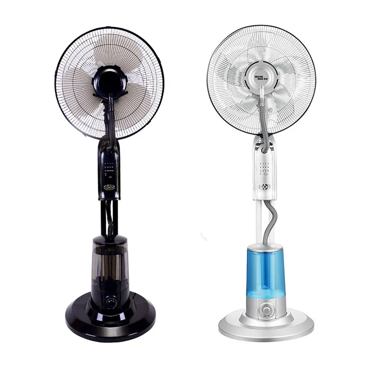 Household 16 inch spray mist ultrasonic humidifier remote control portable floor stand fan electric