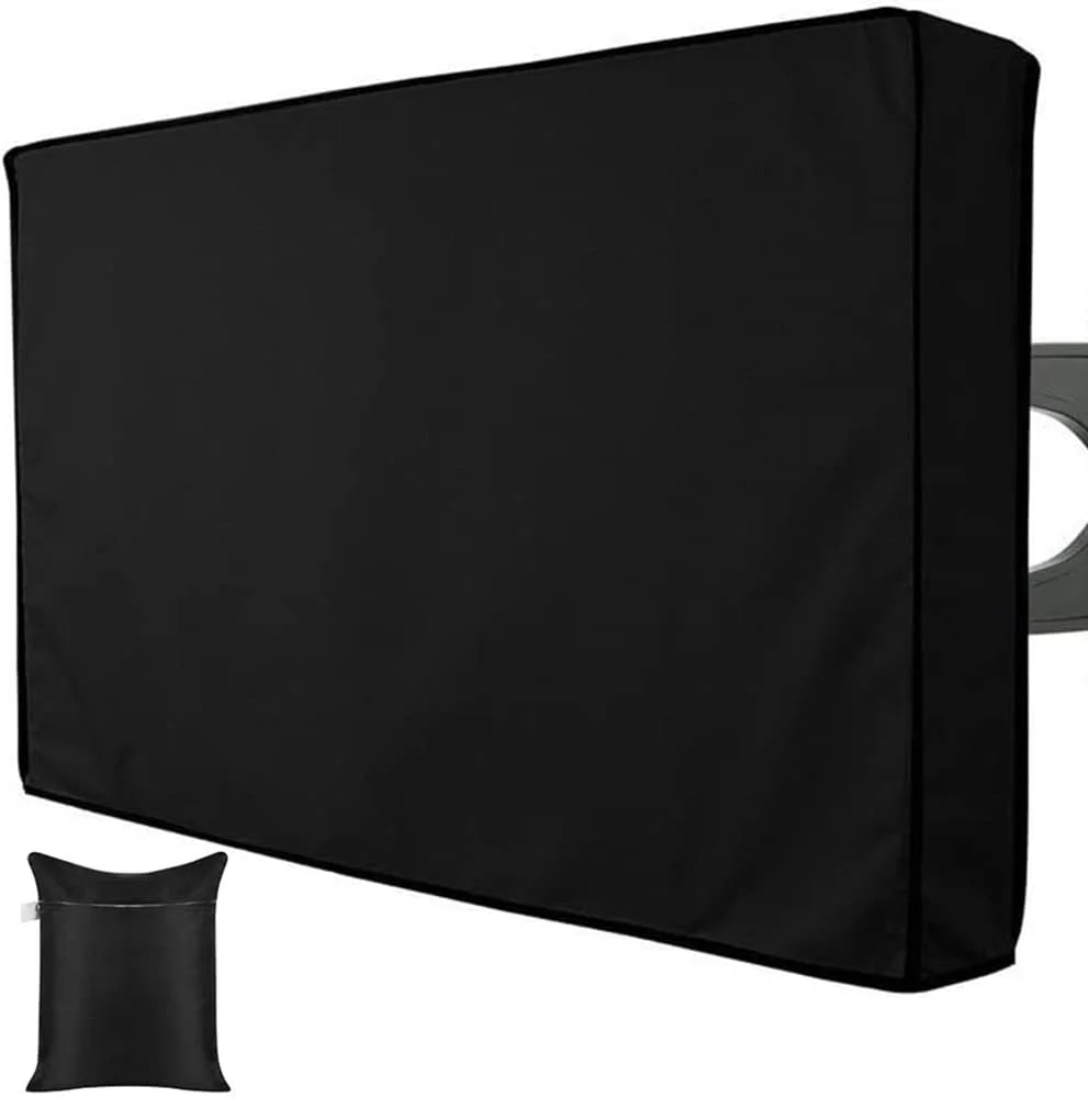 

High Quality 22 75 Inch TV Dust Cover Oxford 600D Waterproof Outdoor TV Screen Protector Black Beige
