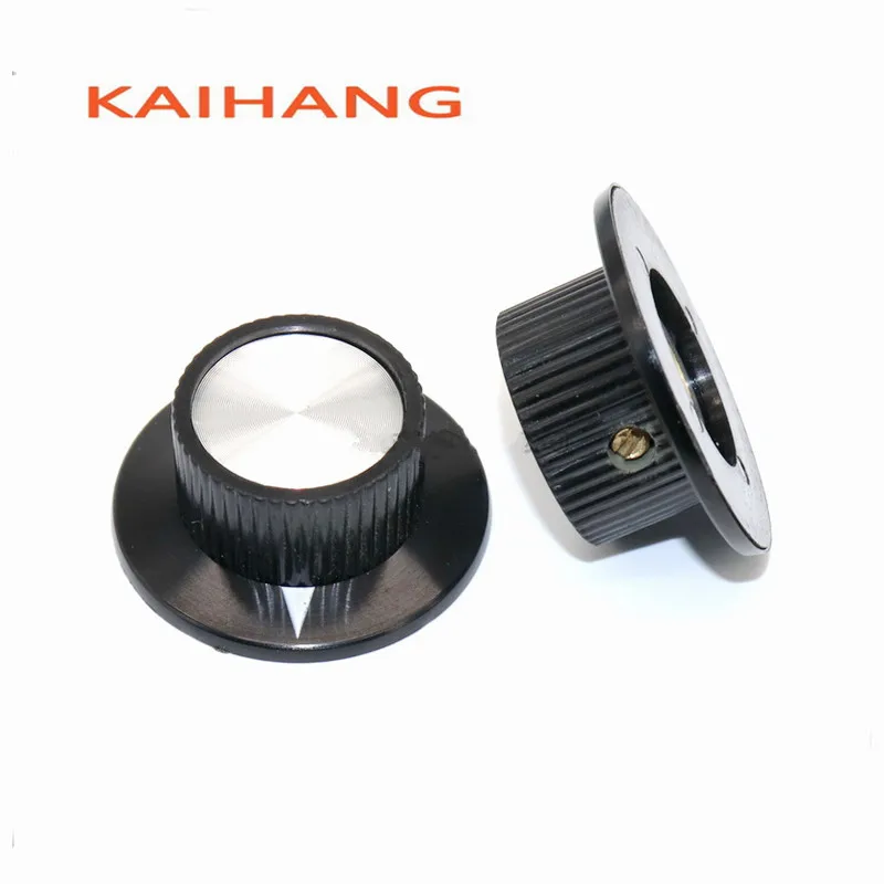 2PCS C3 large arrow indicating knob Potentiometer knob Electromechanical panel operation adjustment knob Metal knob