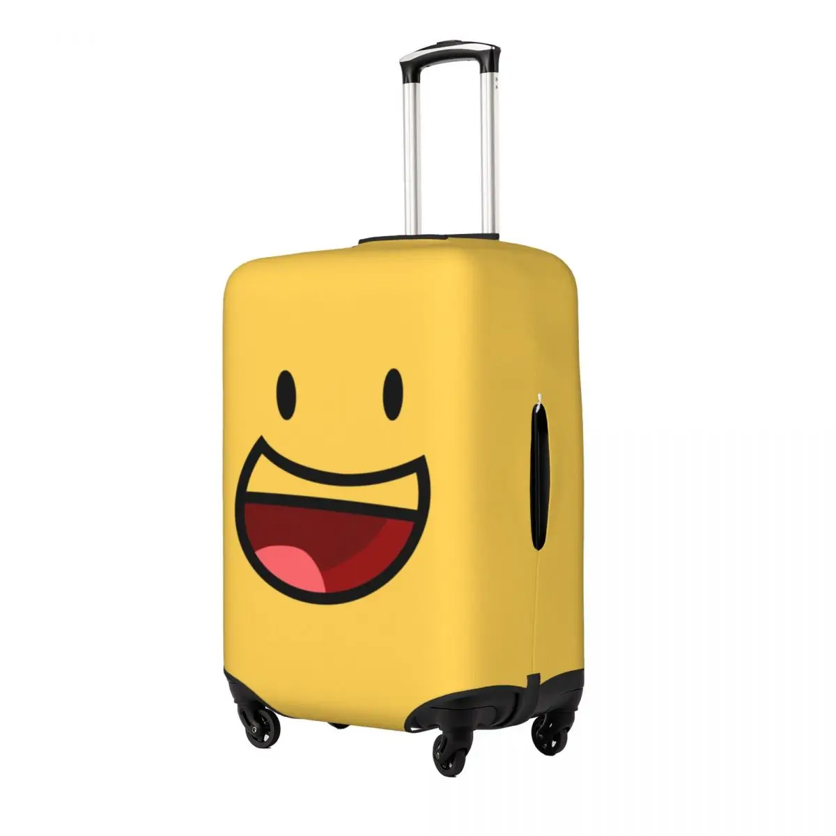 

BFDI Big Smiley Face Suitcase Cover Protection Elastic Travel Luggage Protector Covers for 18-32 Inch