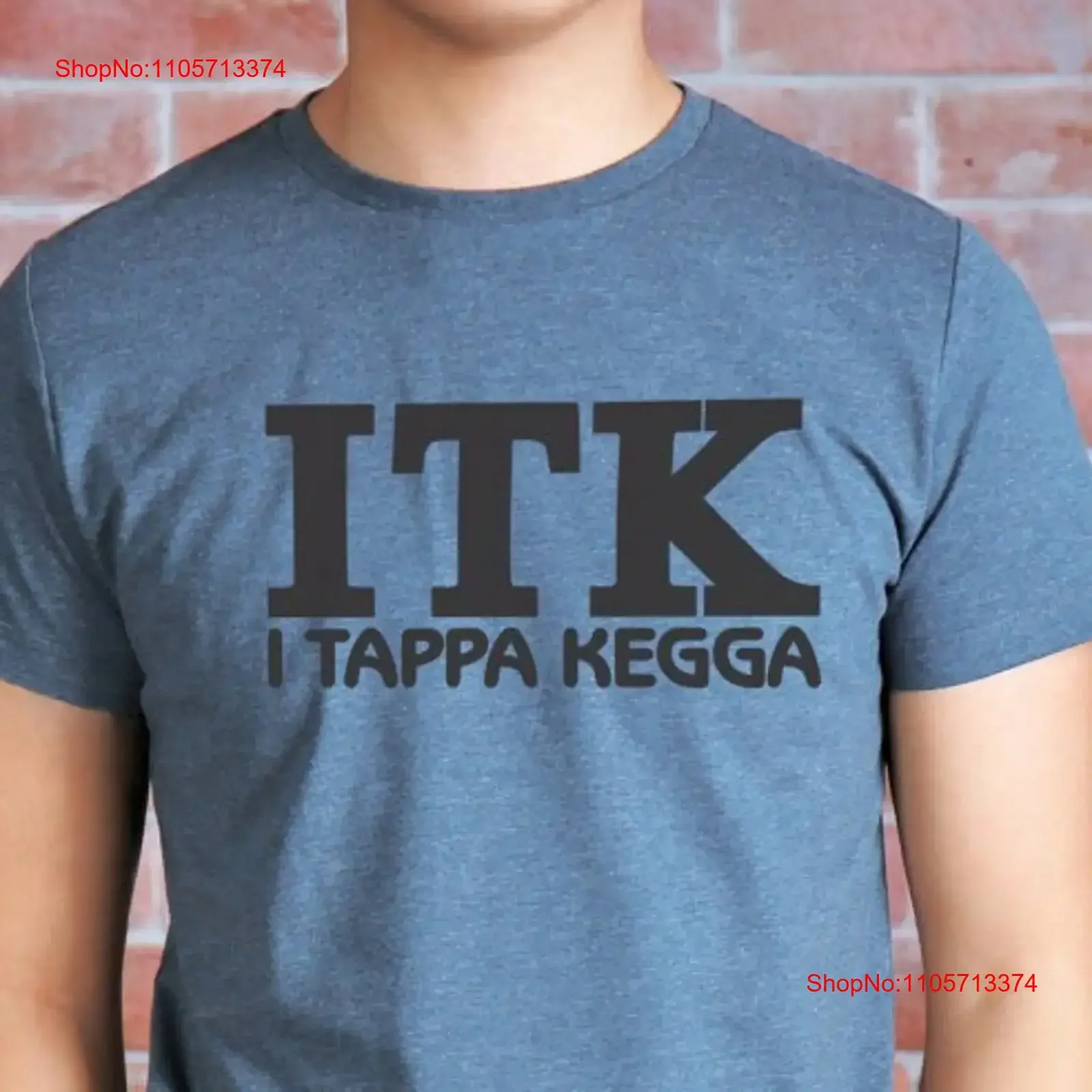 Funny College Beer T Shirt I tappa kegga Fraternity Sorority greek big little boyfriend gift for him her vintage Washed