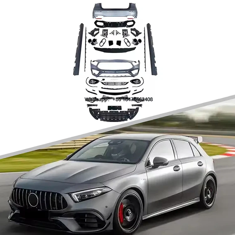 

Factory Wholesale Bumper Body Kit with Diffuser Tail Pipe A45 Bodykit for A-Class W177 2019-2025