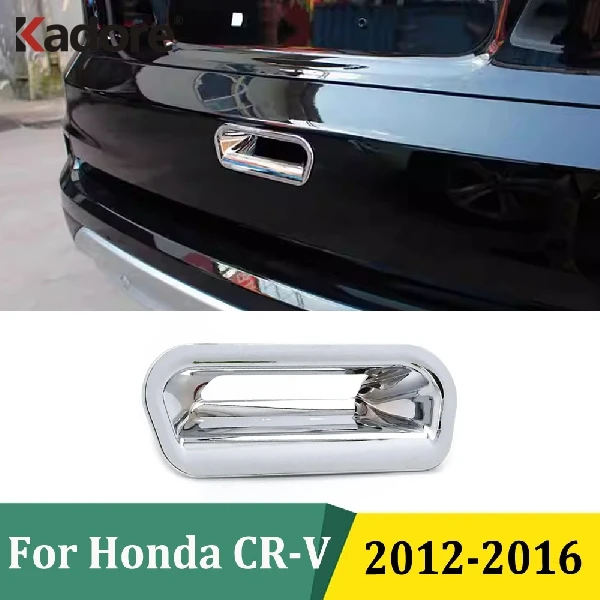 

For Honda CRV CR-V 2012 2013 2014 2015 2016 ABS Chrome Rear Trunk Lid Door Handle Bowl Cover Trim Frame Car Exterior Accessories