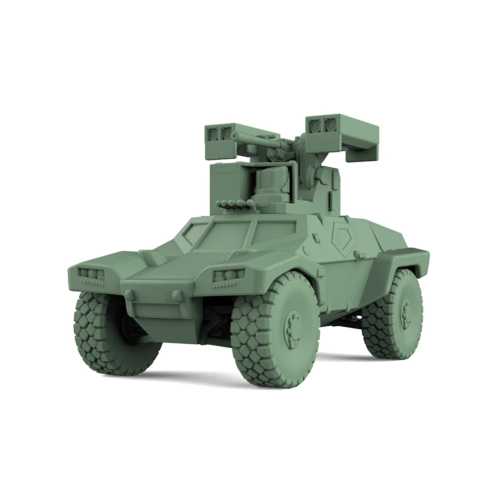 

1/220 1/160 1/87 SSMODEL SS966 Железнодорожная военная модель комплект Франция CRAB бронированный автомобиль