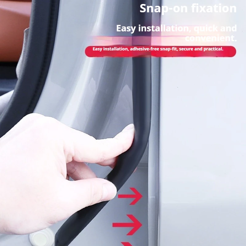 Fit For Leapmotor C10 C16 C11 B10 Lafa5 B Pillar Door Seal Strip Sound Insulation Noise Reduction Modified Car