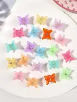 20 Packs Assorted Macaron Color Butterfly Hair Clips Beautiful Mini Butterfly Cute Summer Hair Accessories for Women Girls - Image 3