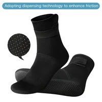Calcetines de buceo de neopreno de 3mm antideslizantes para adultos cálidos Patchwork elasticidad traje de neopreno zapatos botas de surf para nadar snorkel