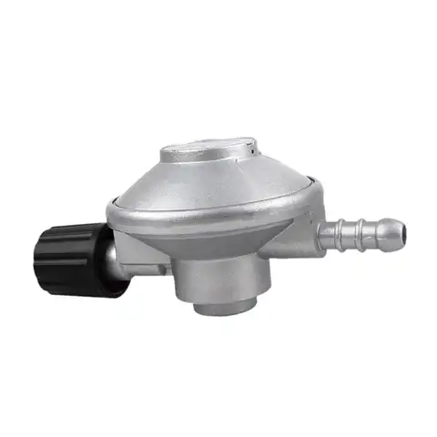 Low Pressure Gas Regulator Fitting 7/16 inch Hose Connection Adjustable Control Valve for Hiking Grill Picnic BBQ Accessories