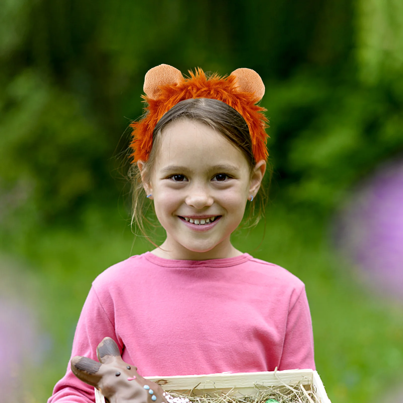 

1 комплект, повязка на голову с ушками льва, комплект галстука-бабочки с хвостом, удобный головной убор для косплея, праздничный реквизит для фотосессии, милый головной убор с львиными ушками