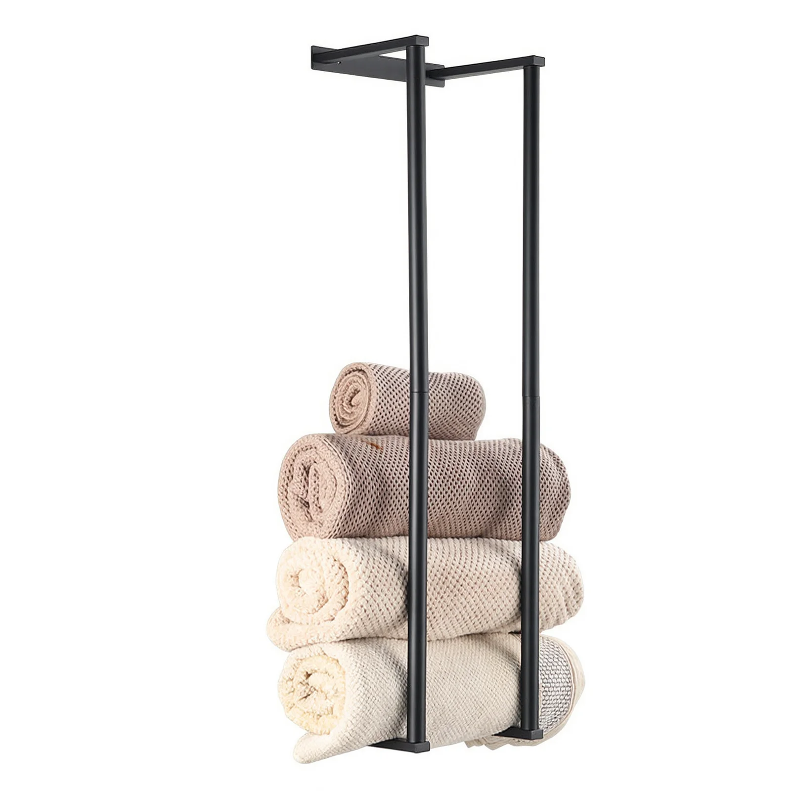Candle Towel Holder Bathroom Wall Towel Holder Maximizes Capacity While Saving Space Stainless