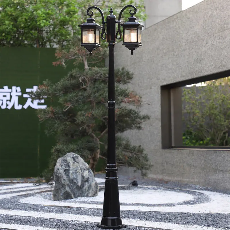 Double Ended Courtyard Outdoor Waterproof Lawn Landscape Community Villa Garden Light