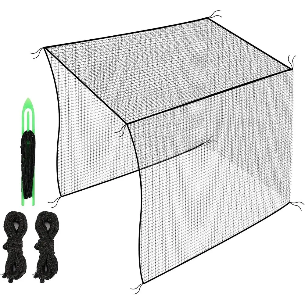 

Сетка для футбола, 10-футовая тренировочная сетка с 12 пружинными креплениями и 4 карабинами, спортивная защитная сетка, усиленная сетка для мячей G