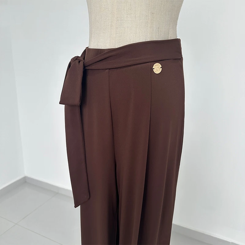 ใหม่ Latin Dance กางเกงผู้หญิง Waltz บอลรูมเต้นรําเสื้อผ้าสีดําสีน้ําตาล Latin กางเกงผู้ใหญ่ Cha Cha Rumba ฝึกสวมใส่