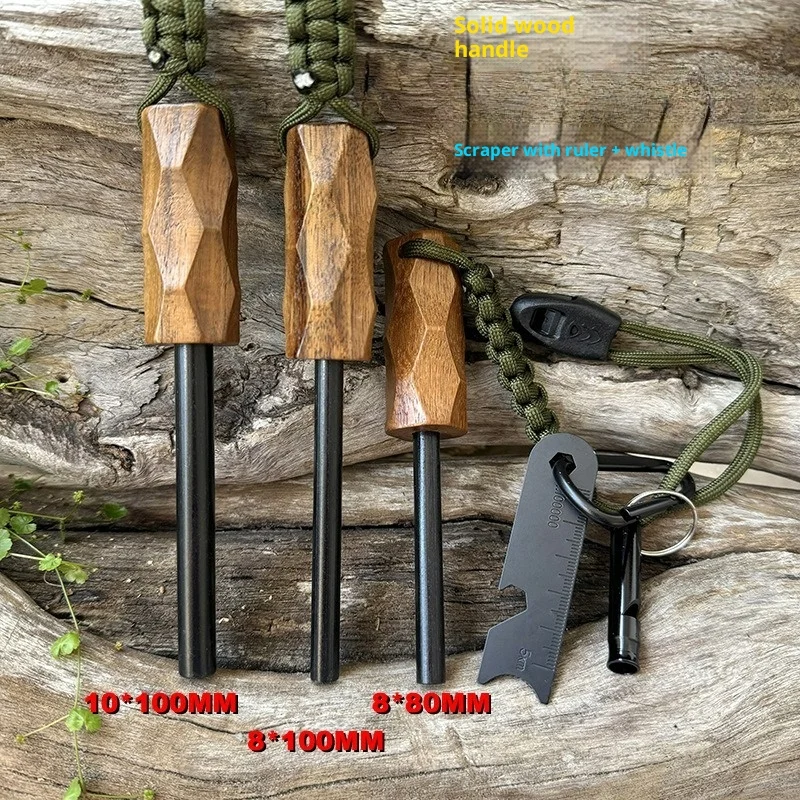 

Пожарный стартер для выживания, магниевый кремневый стержень, портативный аварийный комплект Firesteel, зажигалки для курения, инструмент для кемпинга, пешего туризма