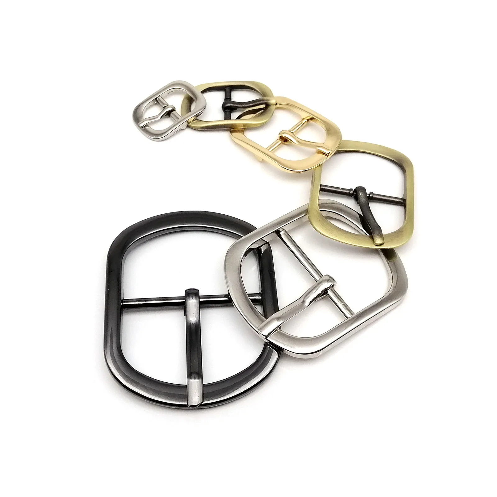 HZYUEGOU Metall 13 15 20 25 32 38mm Verstellbare Rollenstiftschnalle Ovalring für Leder-Taschen, Handtaschen, Schuhe, Schultergurte, Gürtelreparatur – Detail 6