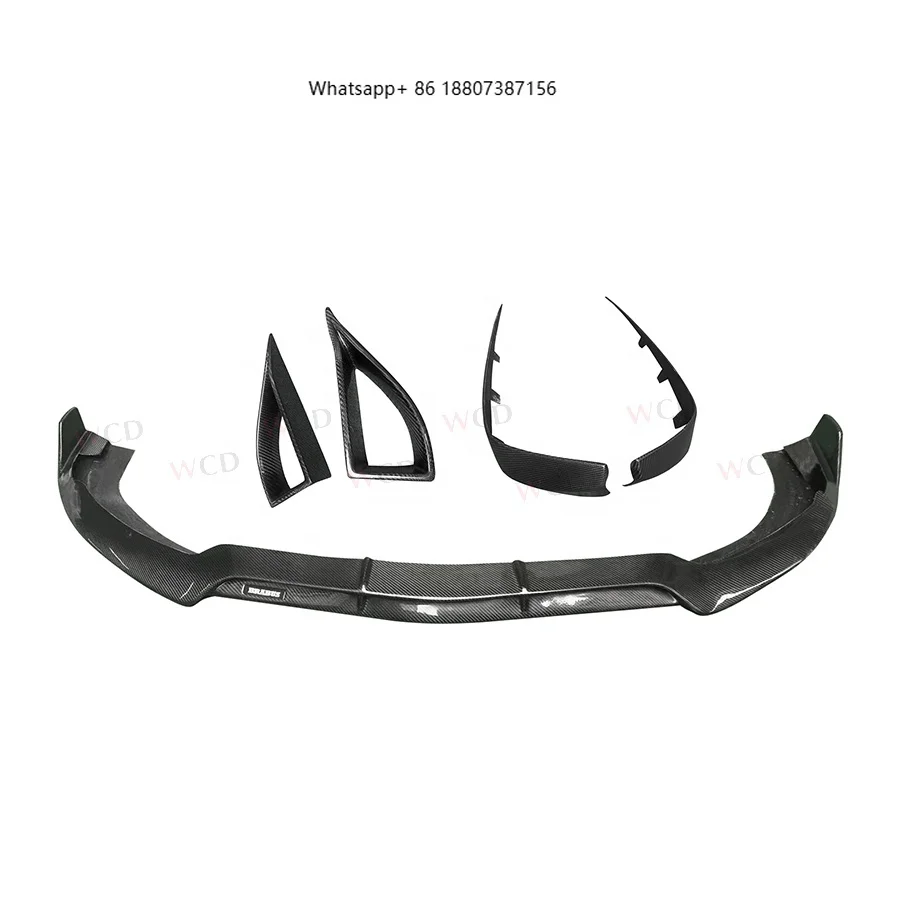 

B Style Carbon Fiber Bodykit forMercedes Benz CLS-Class W218 CLS63 2016-2018 Front Bumper Lip Air Intake Vent Canard Body Kit