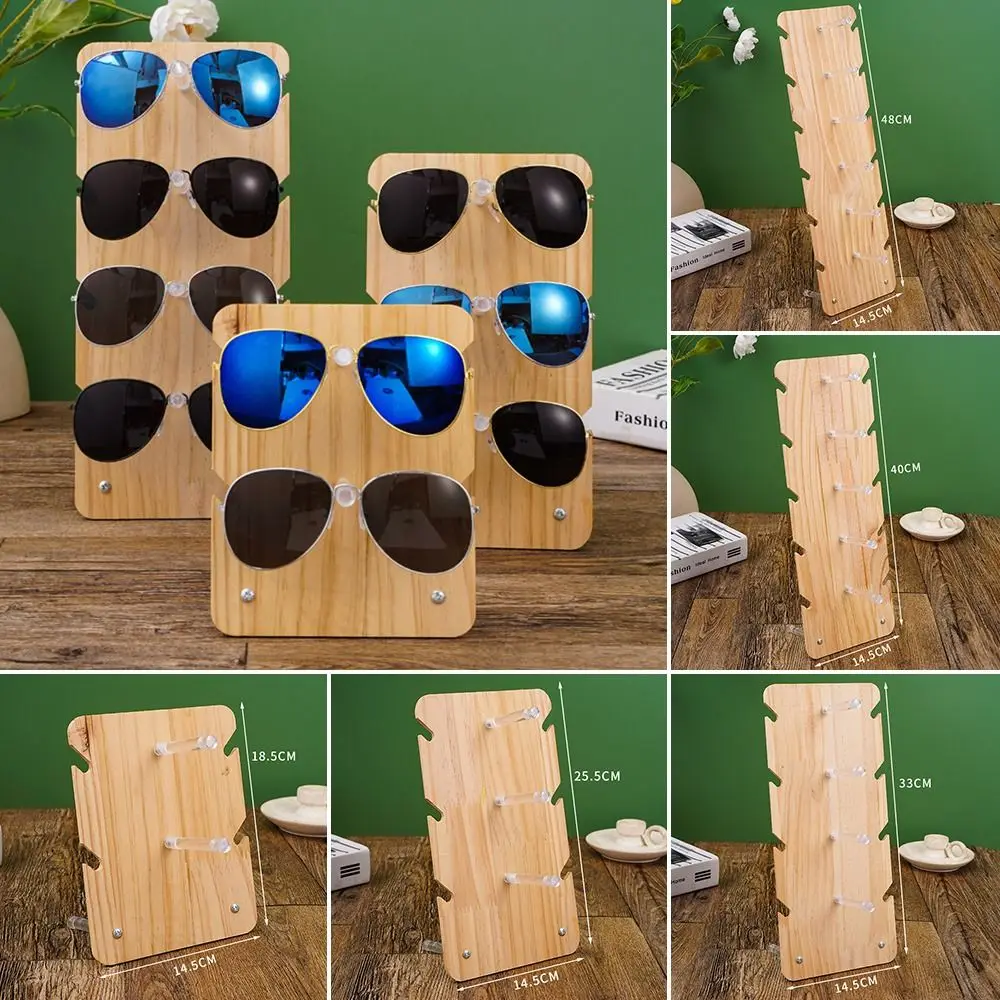 Massivholz Brille Displayst änder Sonnenbrillen Veranstalter Display Regal Brillen halter Gogges Brillen regal