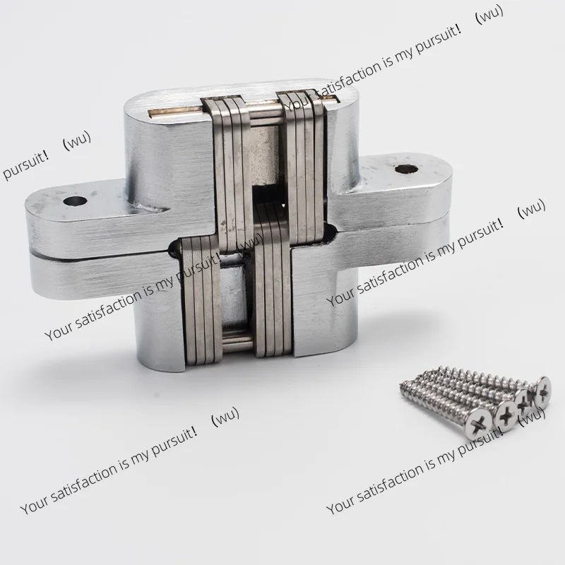 Zinc alloy cross hinge invisible door open concealed wooden door  hidden hidden hinge