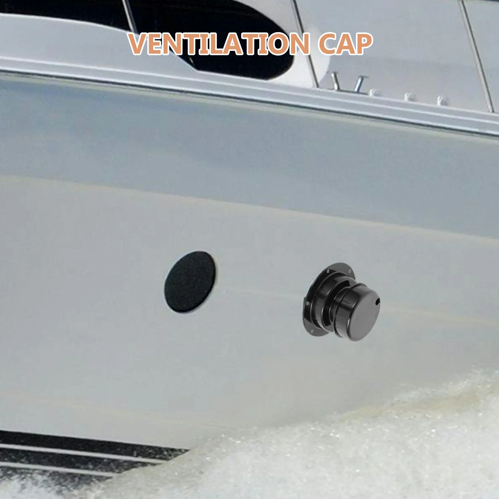 

Roof Vent Cap for Trailer Motorhome Heavy Duty Vent Cover Replacement Sewer Plumbing Airflow Solution with Sleek