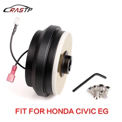RASTP-Aluminum Steering Wheel Hub Adapter Connector Base Boss Kit For Honda Civic EG RS-QR010-EG
