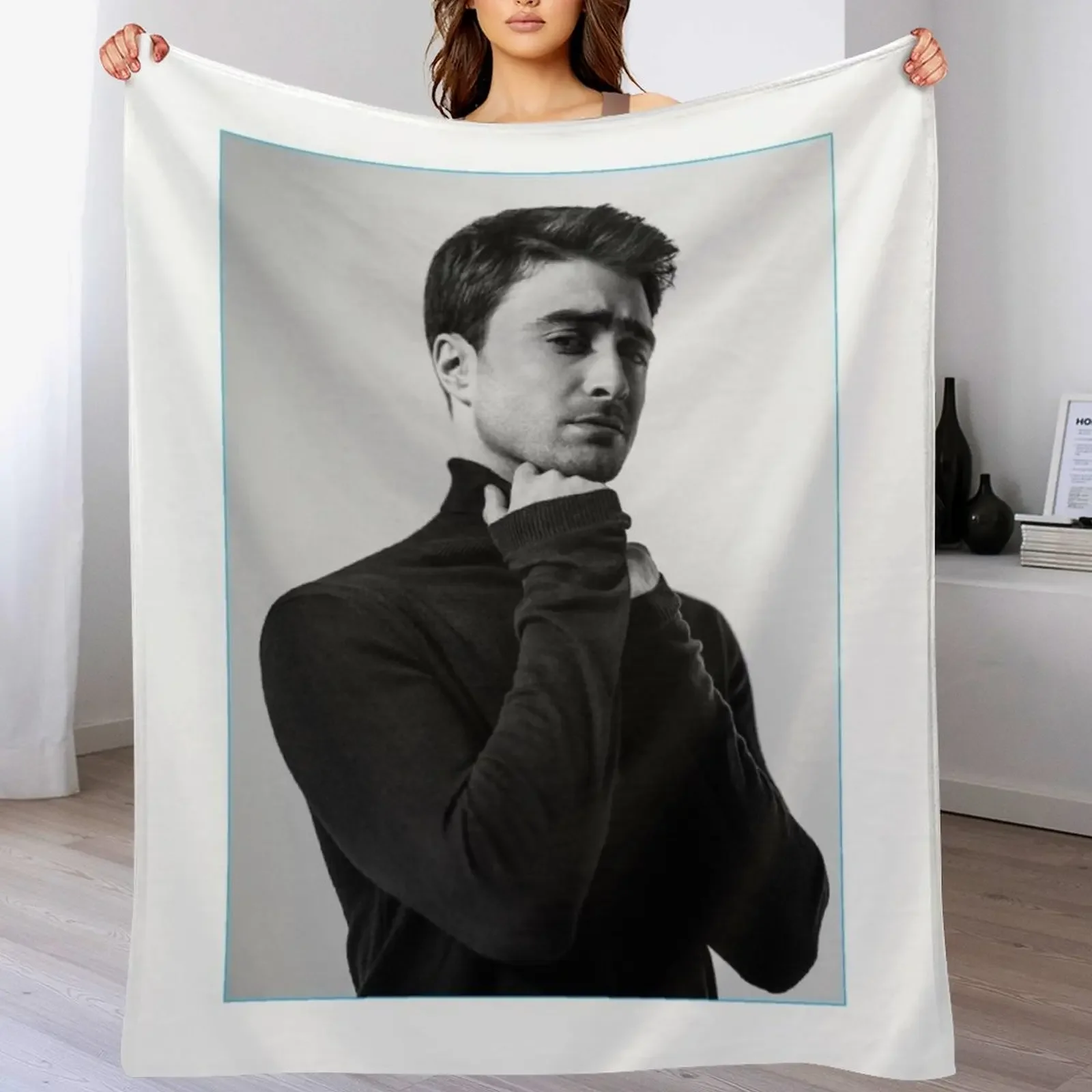

Young Daniel Radcliffe Throw Blanket Ultra Soft Flannel Fleece Blanket for All Seasons