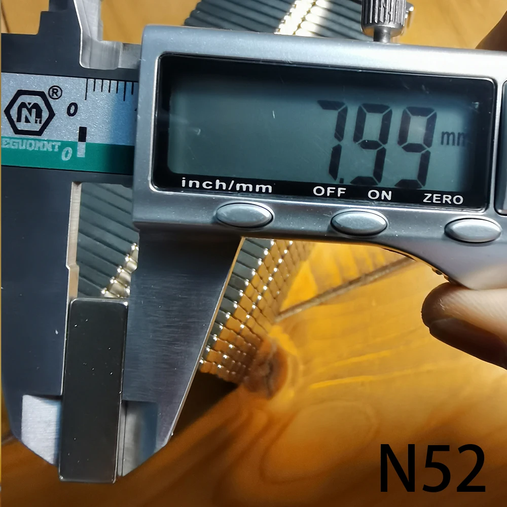 N52 25x8x3 Neodymium Bar Block Strong Magnets Search Magnetic Bar 25*8*3 Fridge Motor Engine Customised Generate dropshipping