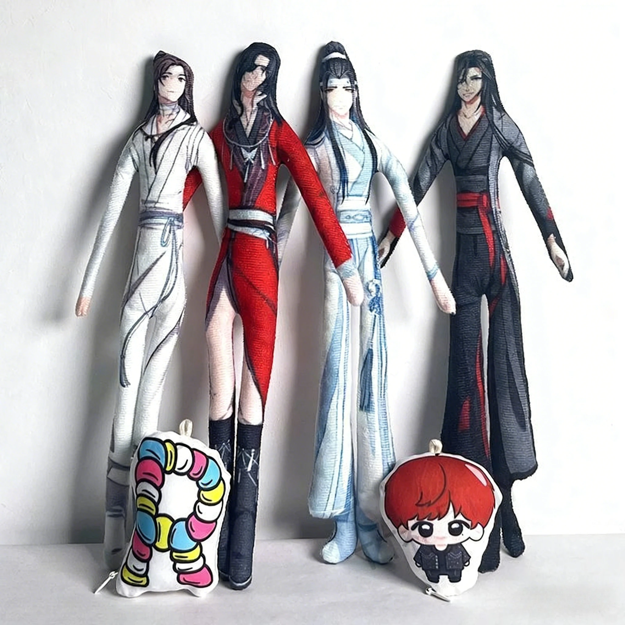 

Плюшевая кукла-фигурка Мо Дао Чжу Ши (Вэй Усян, Лан Ванцзи) из аниме, с каркасом, аксессуары, украшение, подарок