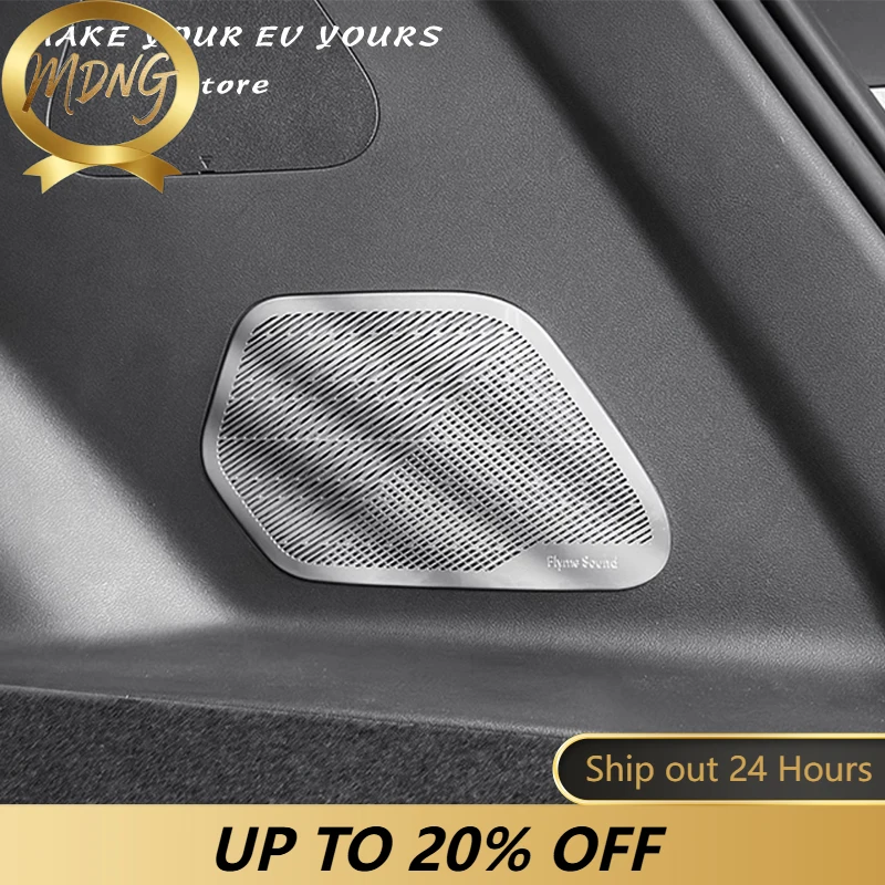 Nuevo para Geely Galaxy Starship 7 EM-i 2024 2025, Cubierta para Altavoz Trasero de Coche, Marco Decorativo para Bocina de Audio, Adhesivo para Accesorios